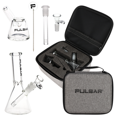 Pulsar Laid Back Beaker Pipe Duo Travel Kit | Contents