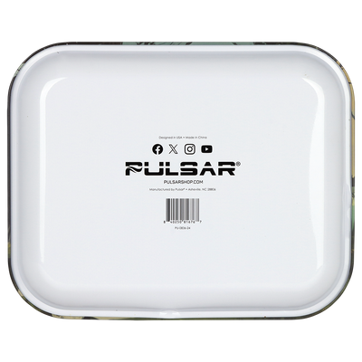 Pulsar Large Metal Rolling Tray | Bigfoot Camp | Back View