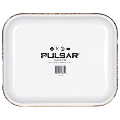 Pulsar Large Metal Rolling Tray | Capybara Cabana | Back View