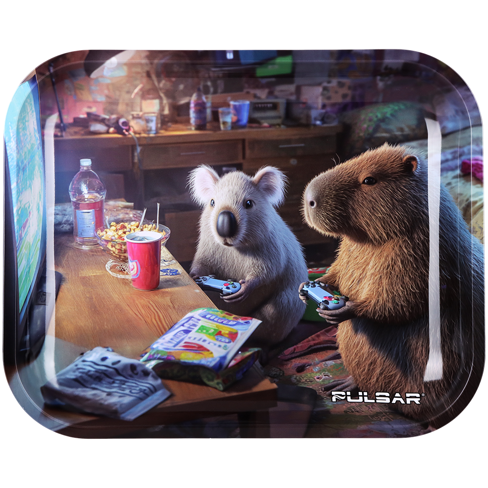 Pulsar Large Metal Rolling Tray | Furry Gamers