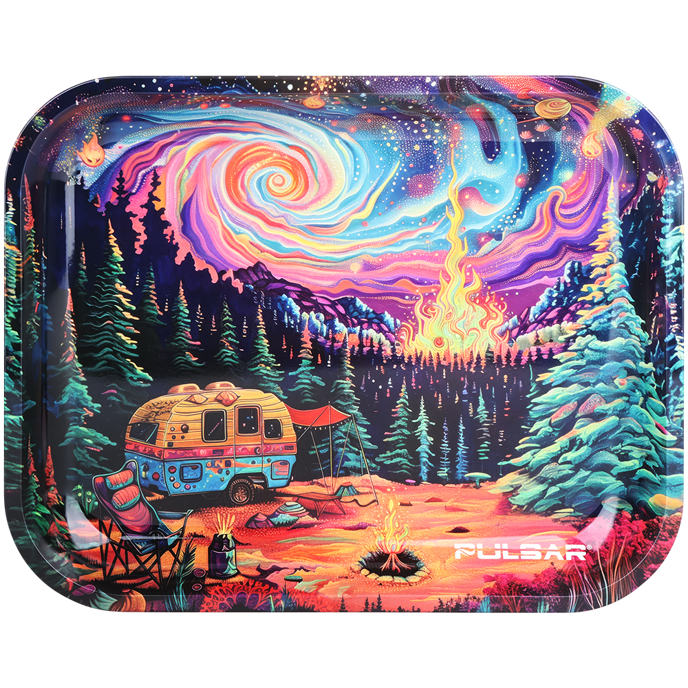Pulsar Large Metal Rolling Tray | Starry Camp