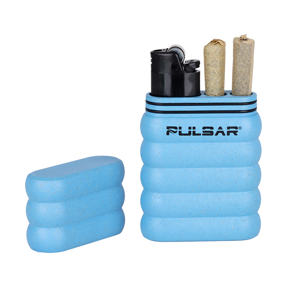 Pulsar Lighter & Pre-Roll Composite Case | Open View with Accessories
