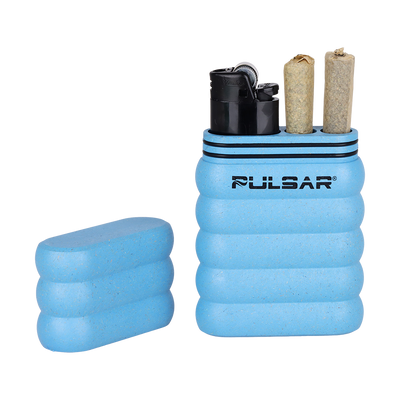 Pulsar Lighter & Pre-Roll Composite Case | Open View with Accessories