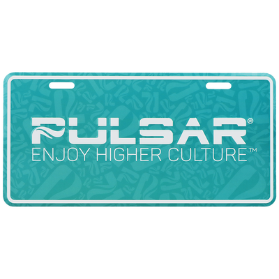 Pulsar Logo Camo License Plate Tin Sign