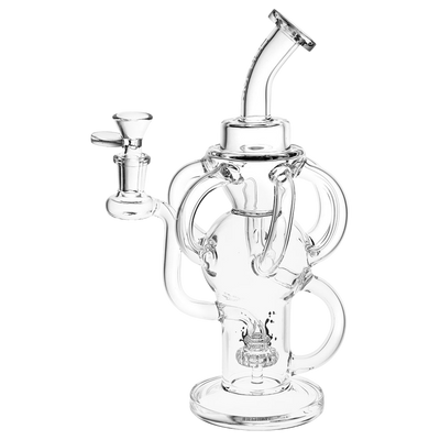 Pulsar Lucky 7 Arm Recycler Bong | Side View