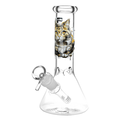 Pulsar Lynx Leer Beaker Bong | Front View