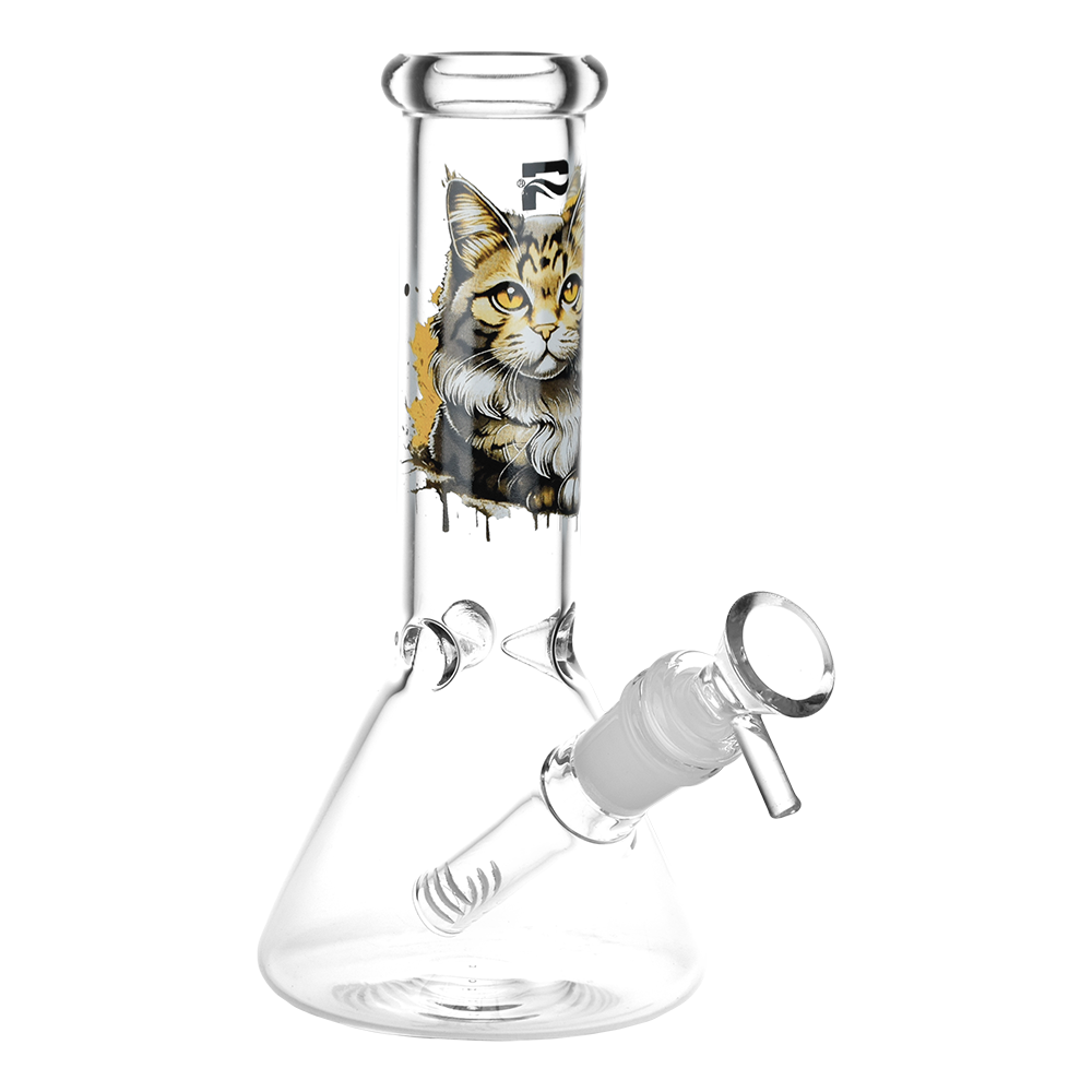 Pulsar Lynx Leer Beaker Bong | Side View