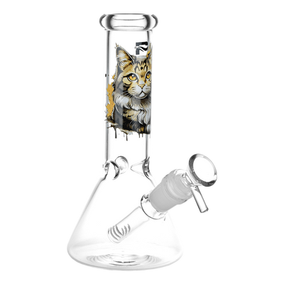 Pulsar Lynx Leer Beaker Bong | Side View