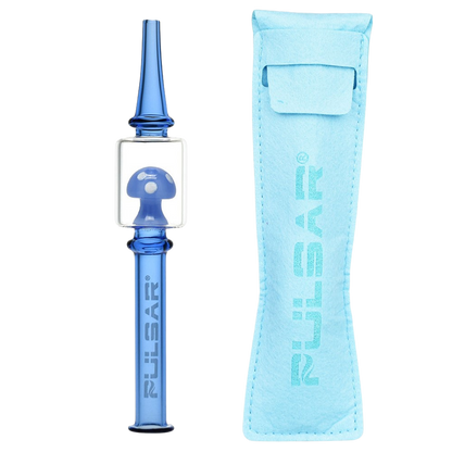 Pulsar Magic Mushroom Dab Straw | Blue