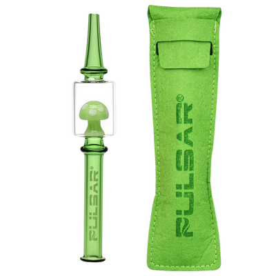 Pulsar Magic Mushroom Dab Straw | Green