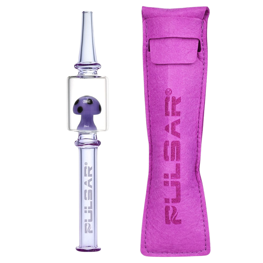 Pulsar Magic Mushroom Dab Straw | Purple