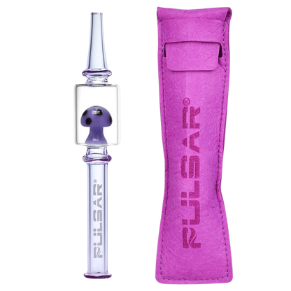 Pulsar Magic Mushroom Dab Straw | Purple