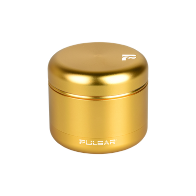 Pulsar Matte Finish Herb Grinder | 4pc | 2.25" | Gold