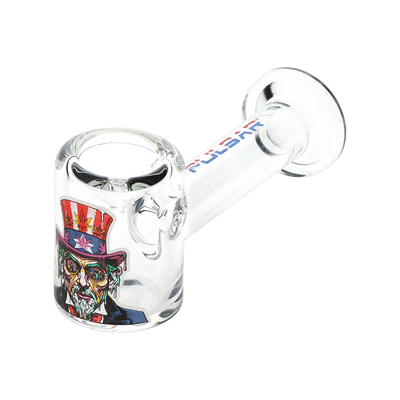 Pulsar Melting Uncle Sam Hand Pipe | Front View