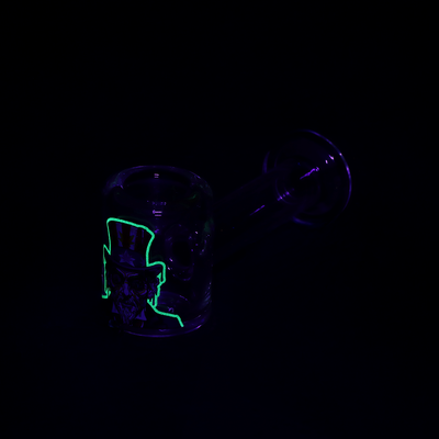 Pulsar Melting Uncle Sam Hand Pipe | Glow In The Dark Accent