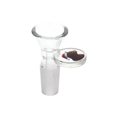Pulsar Meowy Christmas Beaker Bong | Matching Herb Slide