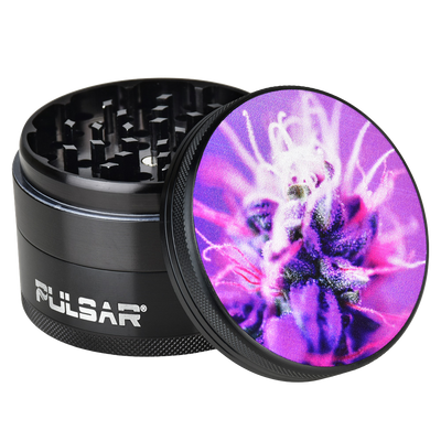 Pulsar Metal Herb Grinder | Flowering