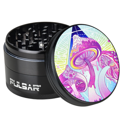 Pulsar Metal Herb Grinder | Melting Shrooms