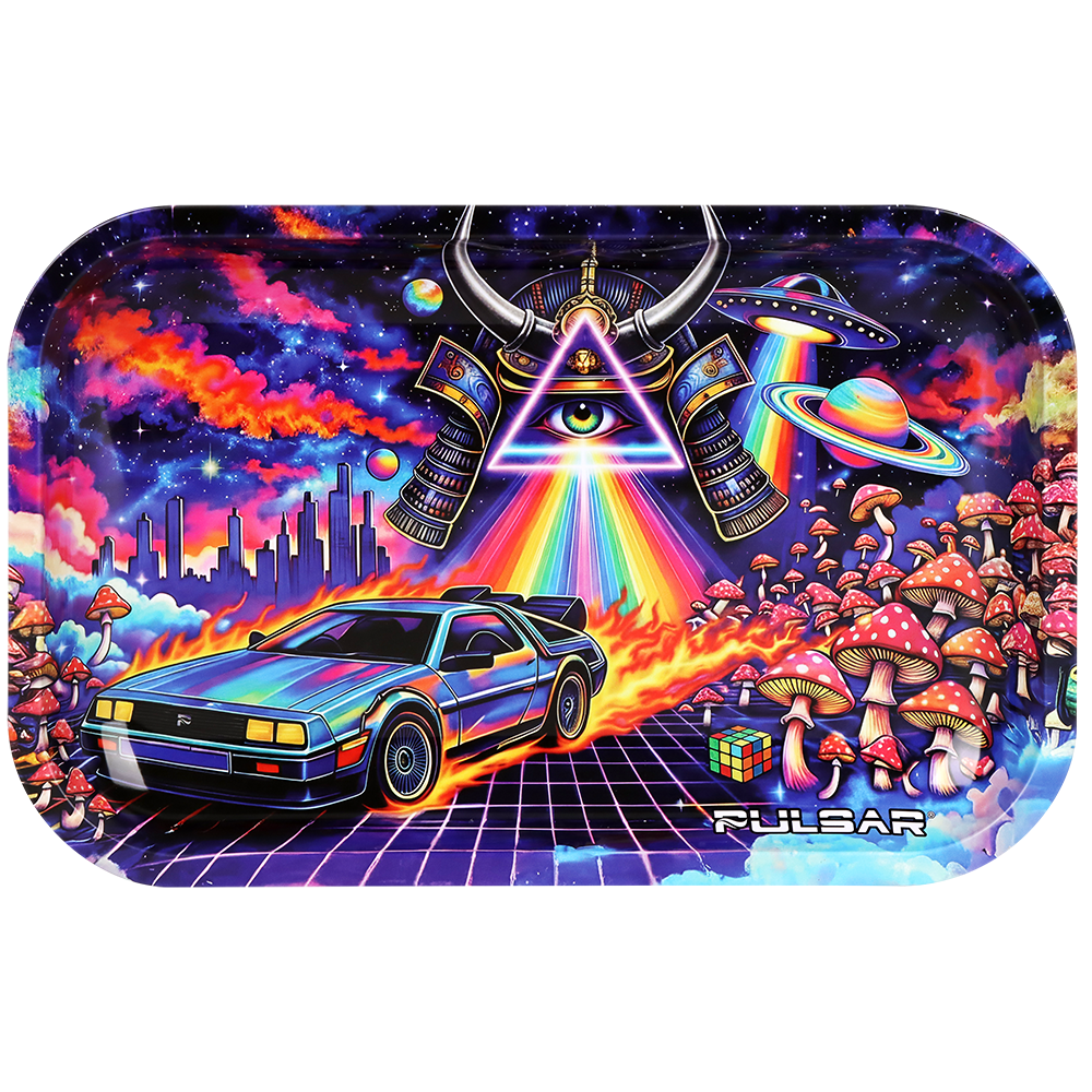 Pulsar Metal Rolling Tray | Flux Capacitation