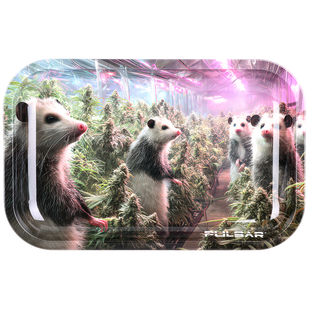 Pulsar Metal Rolling Tray | Greenhouse Opossums