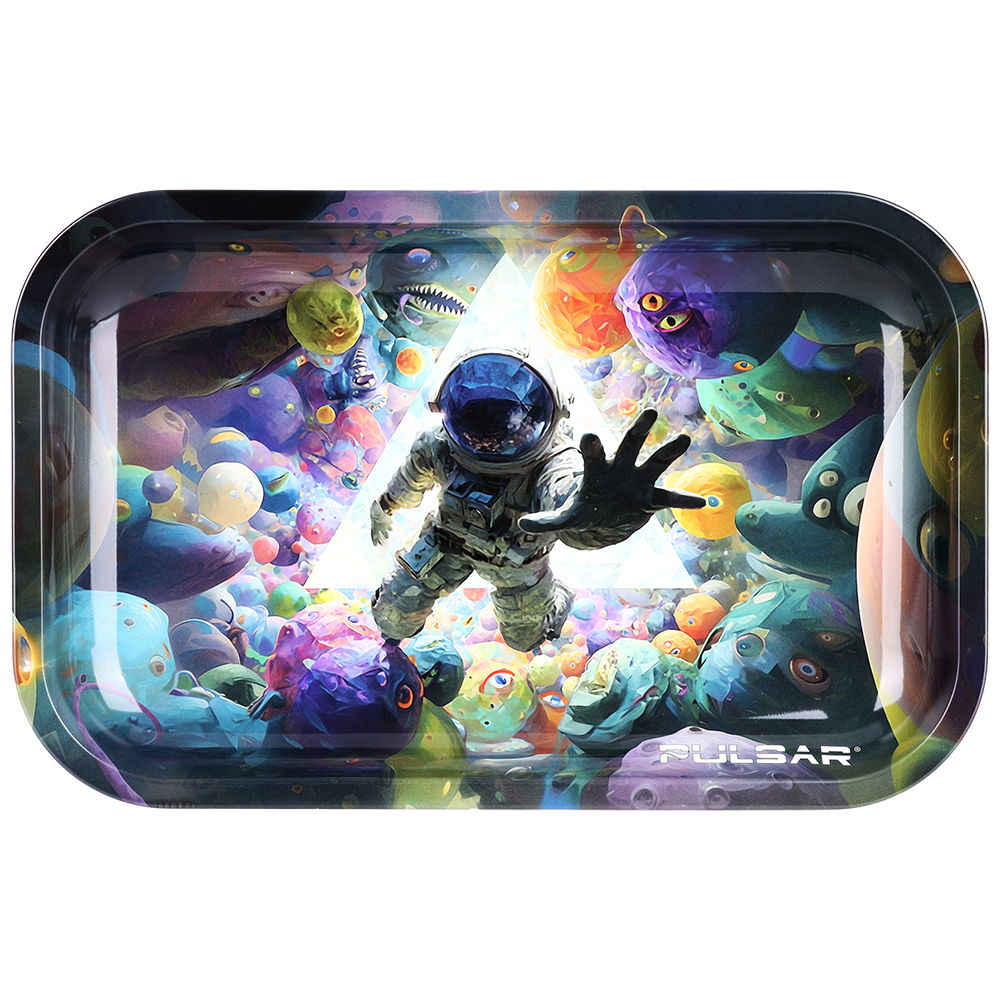 Pulsar Metal Rolling Tray | Return of the Psychedelic Spaceman