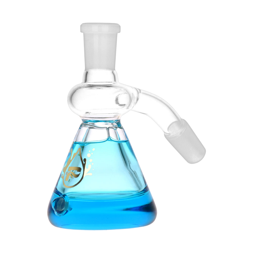 Pulsar Mini Beaker Glycerin Ash Catcher | 45 Degree | Blue