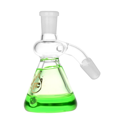 Pulsar Mini Beaker Glycerin Ash Catcher | 45 Degree | Green