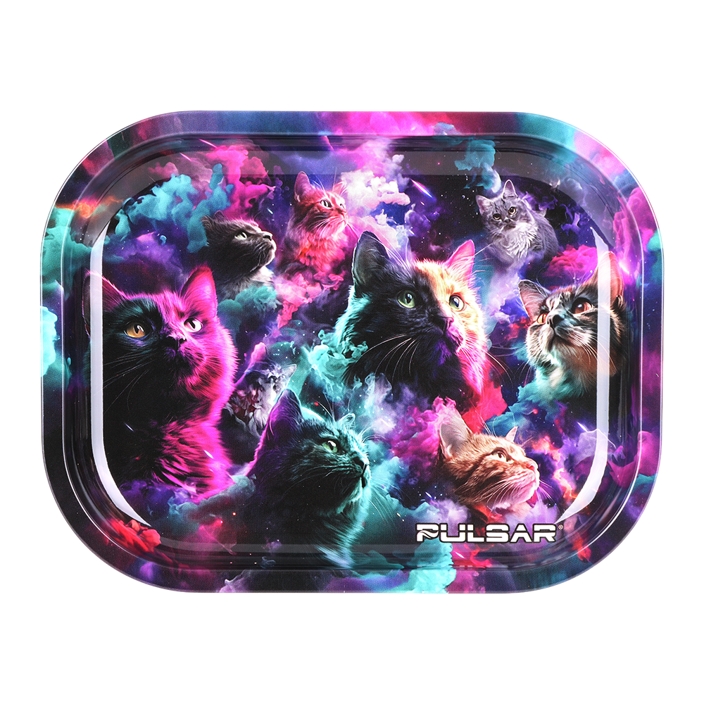 Pulsar Mini Metal Rolling Tray | Feline Dreams