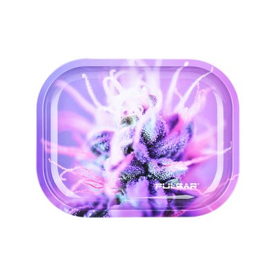 Pulsar Mini Metal Rolling Tray | Flowering Herb