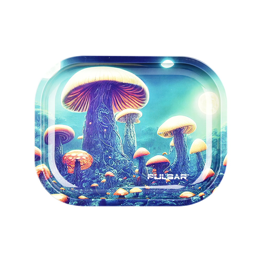 Pulsar Mini Metal Rolling Tray | Planet Fungi
