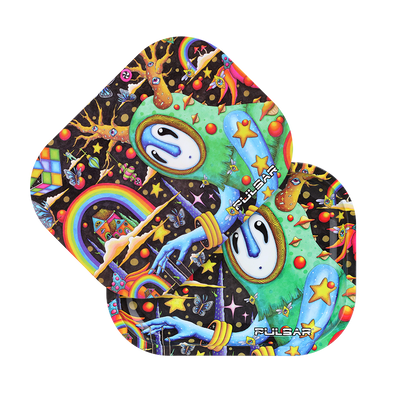 Pulsar Mini Metal Rolling Tray & Lid | The World Was Mad