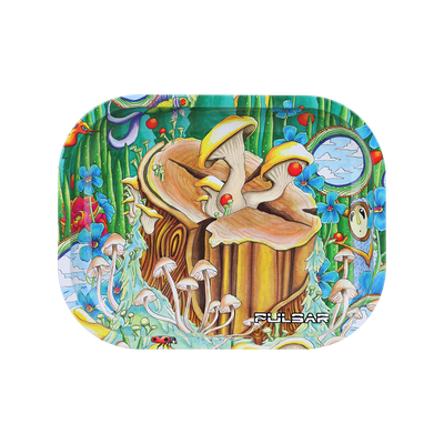 Pulsar Mini Metal Rolling Tray | Where Love Is Alive | Front View