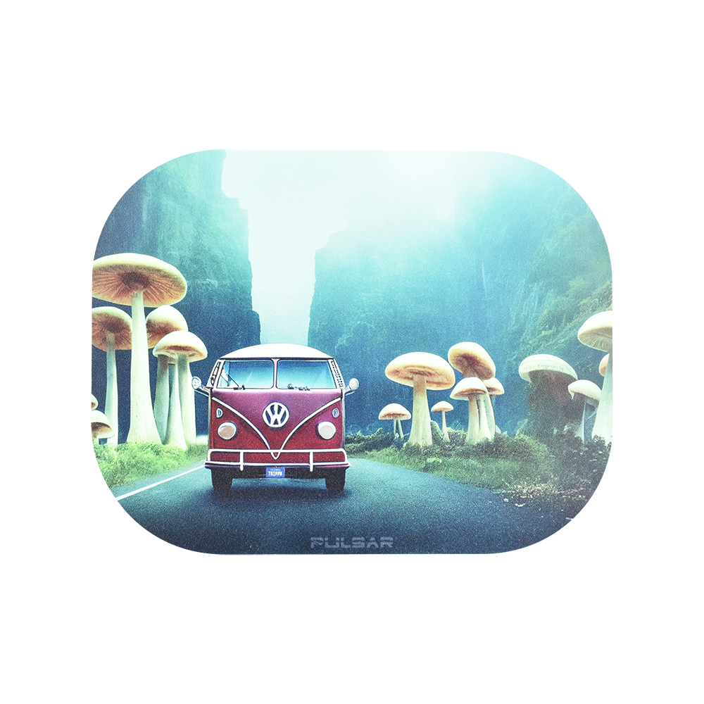 Pulsar Mini Rolling Tray Lid | Camper Van Shroom Trip