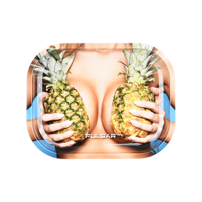 Pulsar Mini Metal Rolling Tray | Pineapples