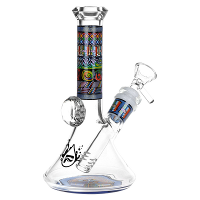 Pulsar Mosaic Bart Beaker Bong | Back View