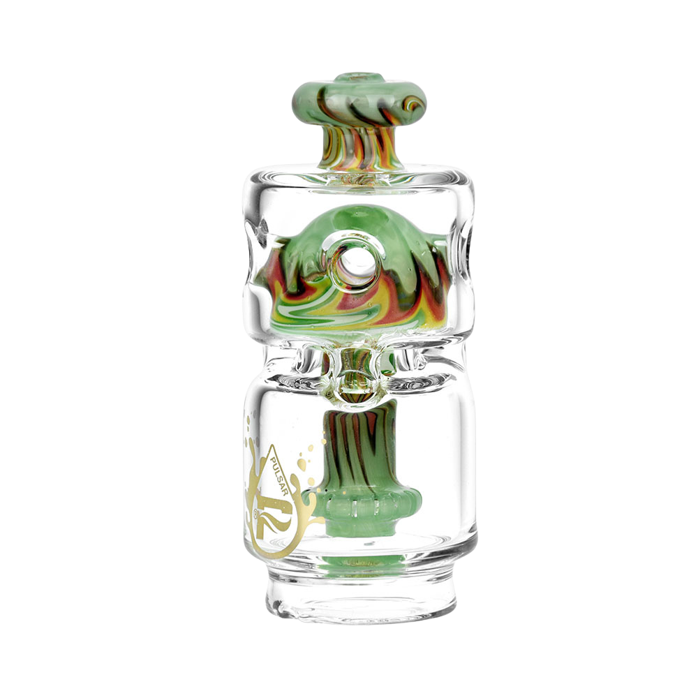 Pulsar Mushroom Groove Rig for Puffco Peak Series | Green