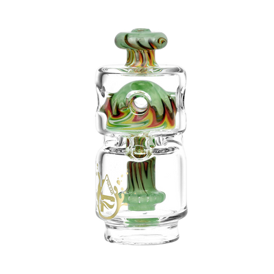 Pulsar Mushroom Groove Rig for Puffco Peak Series | Green
