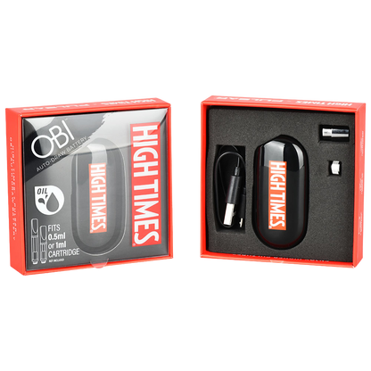 Pulsar Obi Auto-Draw Vape Cartridge Battery | High Times | Packaging