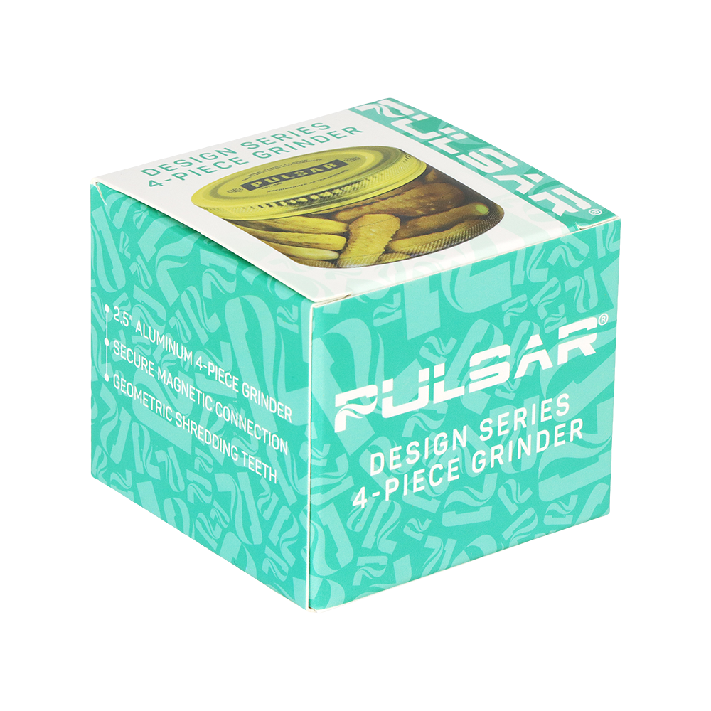 Pulsar OBJEX Series Grinder | Pickle Jar | Packaging