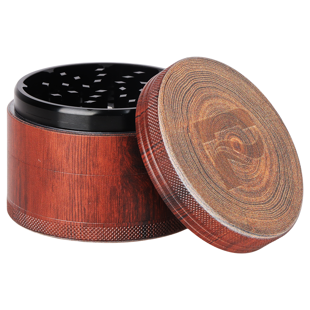 Pulsar OBJEX Series Grinder | Wood Grain | Open View
