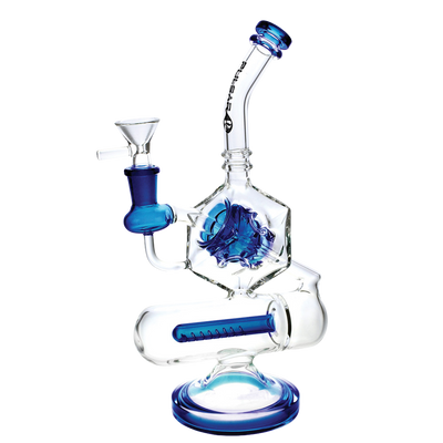 Pulsar Pandora Inception Cube Bong | Blue