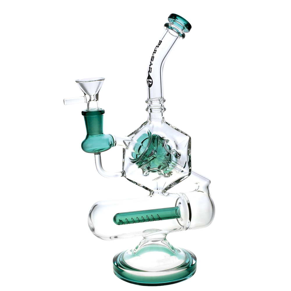 Pulsar Pandora Inception Cube Bong | Teal