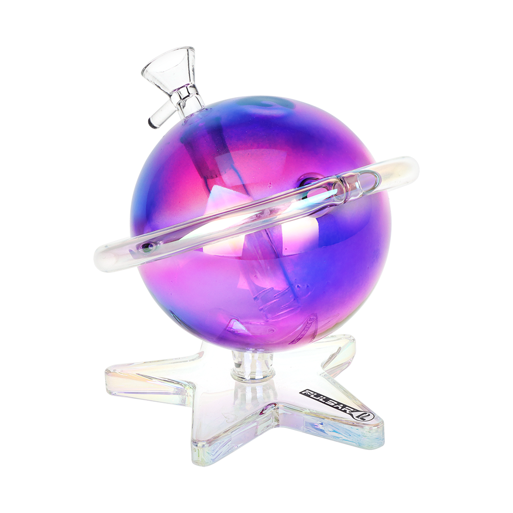 Pulsar Planetary Ring Electroplated Bong | Back View