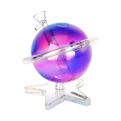 Pulsar Planetary Ring Electroplated Bong | Back View