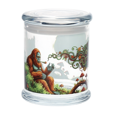 Pulsar Pop Top Glass Jar | Bigfoot Break Time | Front View
