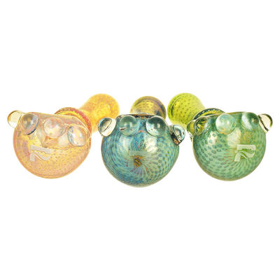 Pulsar Portal Bubble Matrix Spoon Pipe | Front View