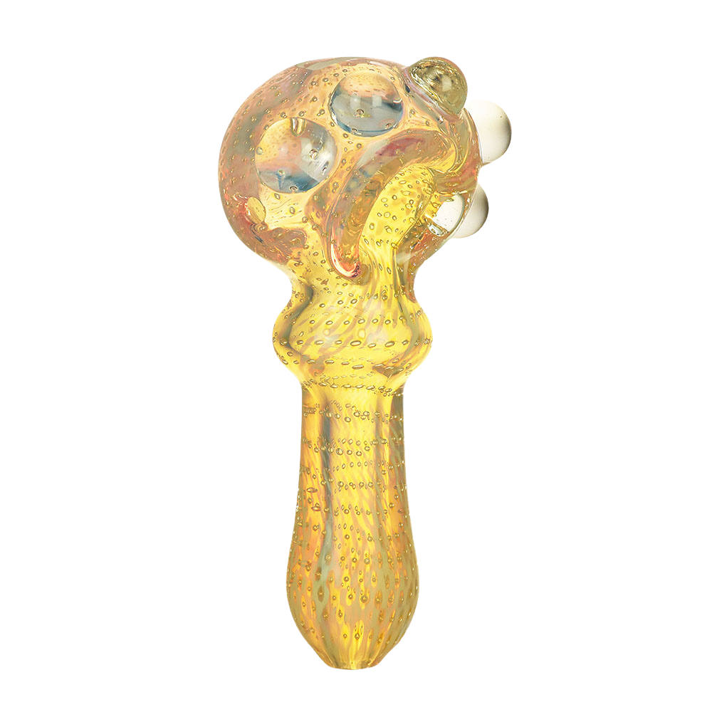 Pulsar Portal Bubble Matrix Spoon Pipe | Peach Passion