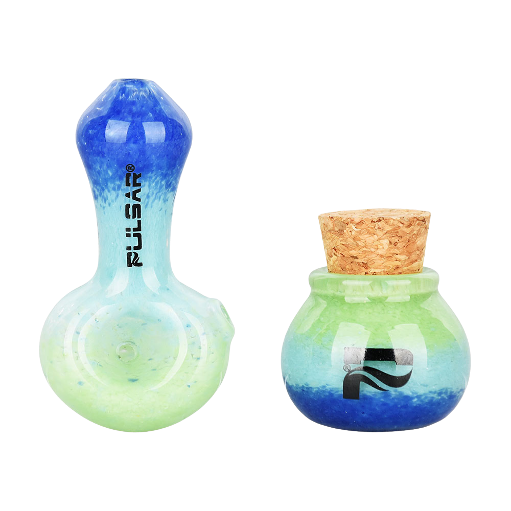 Pulsar Puff n' Stash Spoon Pipe & Jar Set