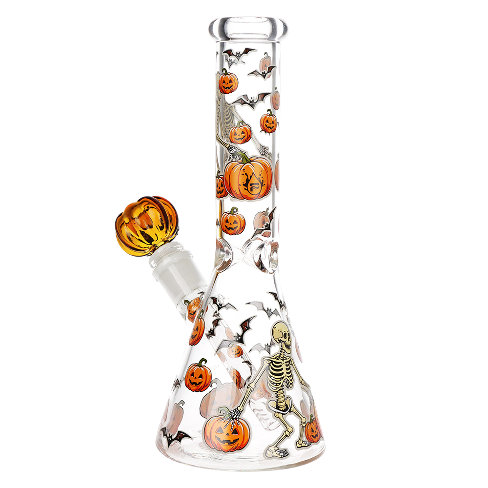 Pulsar Pumpkin Party Beaker Bong Set | Back View