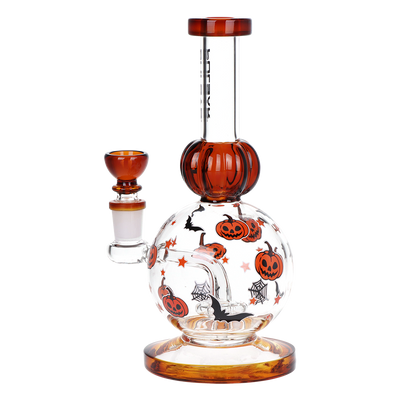 Pulsar Pumpkin Party Bubble Bong | Back View